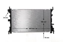 Radiator racire motor MAHLE CR 627 000S