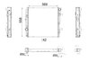 RADIATOR RACIRE MOTOR MAHLE CR 674 000P - Compatibil cu MERCEDES-BENZ