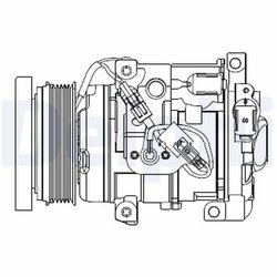 Compresor climatizare Delphi CS20508