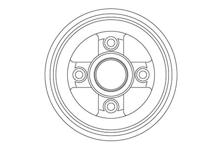 Tambur frana TRW DB4477