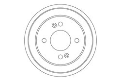 TAMBUR FRANA TRW DB4548 - Compatibil cu KIA