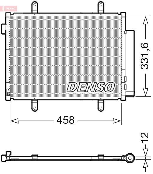 RADIATOR CLIMATIZARE DENSO DCN47011 - Compatibil cu SUZUKI