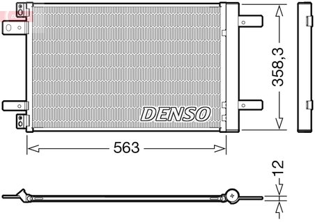 Radiator climatizare Denso DCN21032