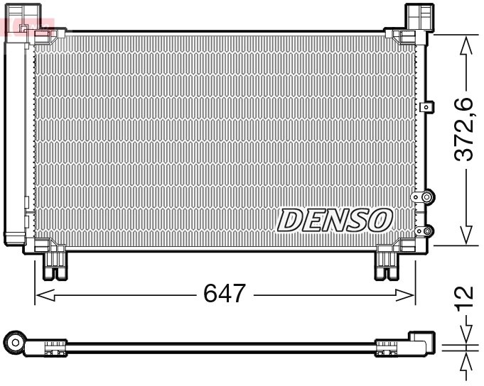 Radiator climatizare Denso DCN50053