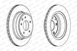 Disc frana Ferodo DDF1004