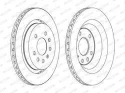 Disc frana Ferodo DDF1289C