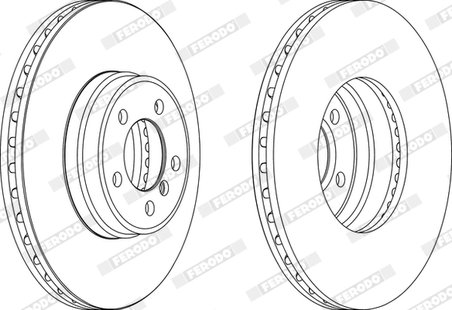 Disc frana Ferodo DDF1411C-1