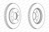 DISC FRANA FERODO DDF1577 - Compatibil cu HYUNDAI
