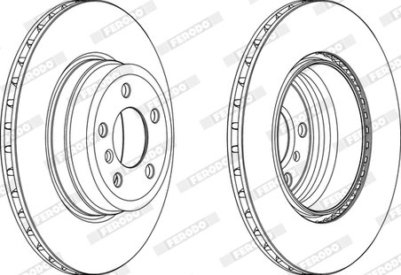 Disc frana Ferodo DDF1716C-1