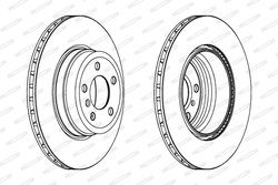 Disc frana Ferodo DDF1716C-1