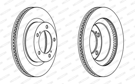 Disc frana Ferodo DDF1798C-1