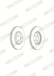 Disc frana Ferodo DDF1996C-1