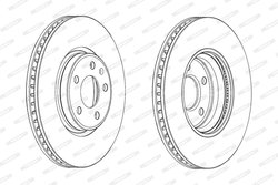 Disc frana Ferodo DDF1996C-1