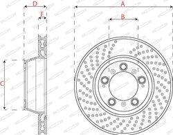 Disc frana Ferodo DDF2131RC-1