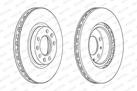 Disc frana Ferodo DDF2401C-1