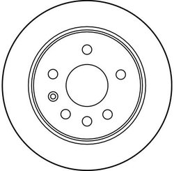 DISC FRANA TRW DF1613 - Compatibil cu CHEVROLET, OPEL, VAUXHALL