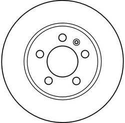 DISC FRANA TRW DF4065 - Compatibil cu AUDI, SEAT, SKODA, VW, VW (FAW)