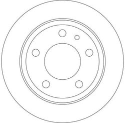 DISC FRANA TRW DF4333 - Compatibil cu BMW
