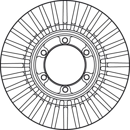DISC FRANA TRW DF6007 - Compatibil cu HYUNDAI