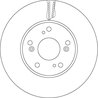 DISC FRANA TRW DF6527 - Compatibil cu HONDA