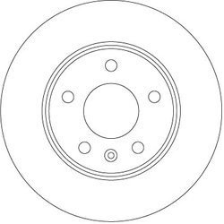 DISC FRANA TRW DF6915 - Compatibil cu OPEL