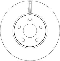 Disc frana TRW DF6975