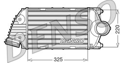 INTERCOOLER DENSO DIT28016 - Compatibil cu PORSCHE