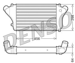 Intercooler Denso DIT45004