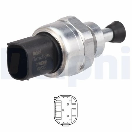 SENZOR PRESIUNE GAZE EVACUARE DELPHI DPS00039-12B1 - Compatibil cu MERCEDES-BENZ, NISSAN