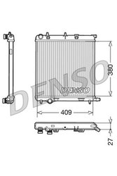 Radiator racire motor Denso DRM21026