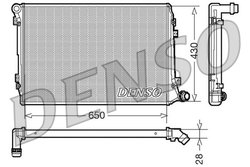RADIATOR RACIRE MOTOR DENSO DRM32037 - Compatibil cu AUDI, SEAT, SKODA, VW