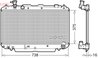 RADIATOR RACIRE MOTOR DENSO DRM50083 - Compatibil cu TOYOTA