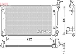 Radiator racire motor Denso DRM50098