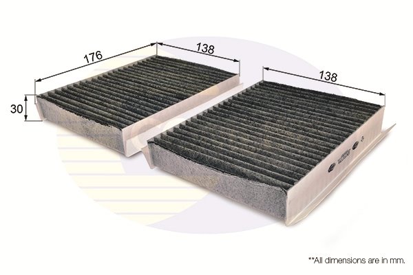 FILTRU AER HABITACLU COMLINE EKF177A - Compatibil cu ALFA ROMEO