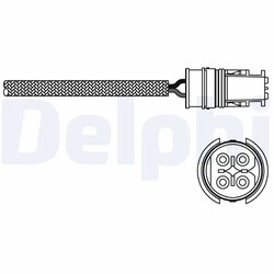 Sonda lambda Delphi ES20313-12B1