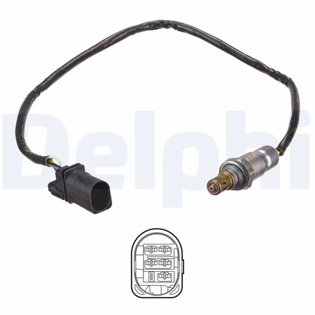 SONDA LAMBDA DELPHI ES21153-12B1 - Compatibil cu AUDI, SEAT, SKODA, VW