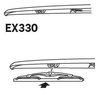 Lamela stergator Trico EX330