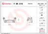 Set montaj etriere frana Brembo F BK 018