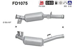 FILTRU DE PARTICULE AS FD1075 - Compatibil cu MERCEDES-BENZ