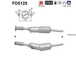 FILTRU DE PARTICULE AS FD5125 - Compatibil cu DACIA, RENAULT