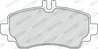 SET PLACUTE FRANA FERODO FDB1303 - Compatibil cu MERCEDES-BENZ