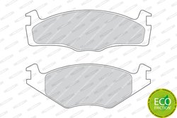SET PLACUTE FRANA FERODO FDB392 - Compatibil cu ROVER, SEAT, VW
