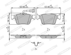 Set placute frana Ferodo FDB5242
