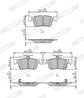 SET PLACUTE FRANA FERODO FDB5240 - Compatibil cu HONDA