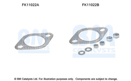 Set montaj, filtru funingine/particule BM Catalysts FK11022