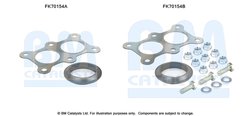 Set montare toba esapament BM Catalysts FK70154
