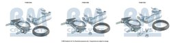 SET MONTAJ CATALIZATOR BM CATALYSTS FK80120 - Compatibil cu MERCEDES-BENZ