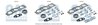 SET MONTAJ CATALIZATOR BM CATALYSTS FK91873 - Compatibil cu TOYOTA