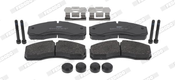 SET PLACUTE FRANA FERODO FVR1390 - Compatibil cu IVECO, NISSAN, RENAULT TRUCKS