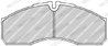SET PLACUTE FRANA FERODO FVR1390 - Compatibil cu IVECO, NISSAN, RENAULT TRUCKS